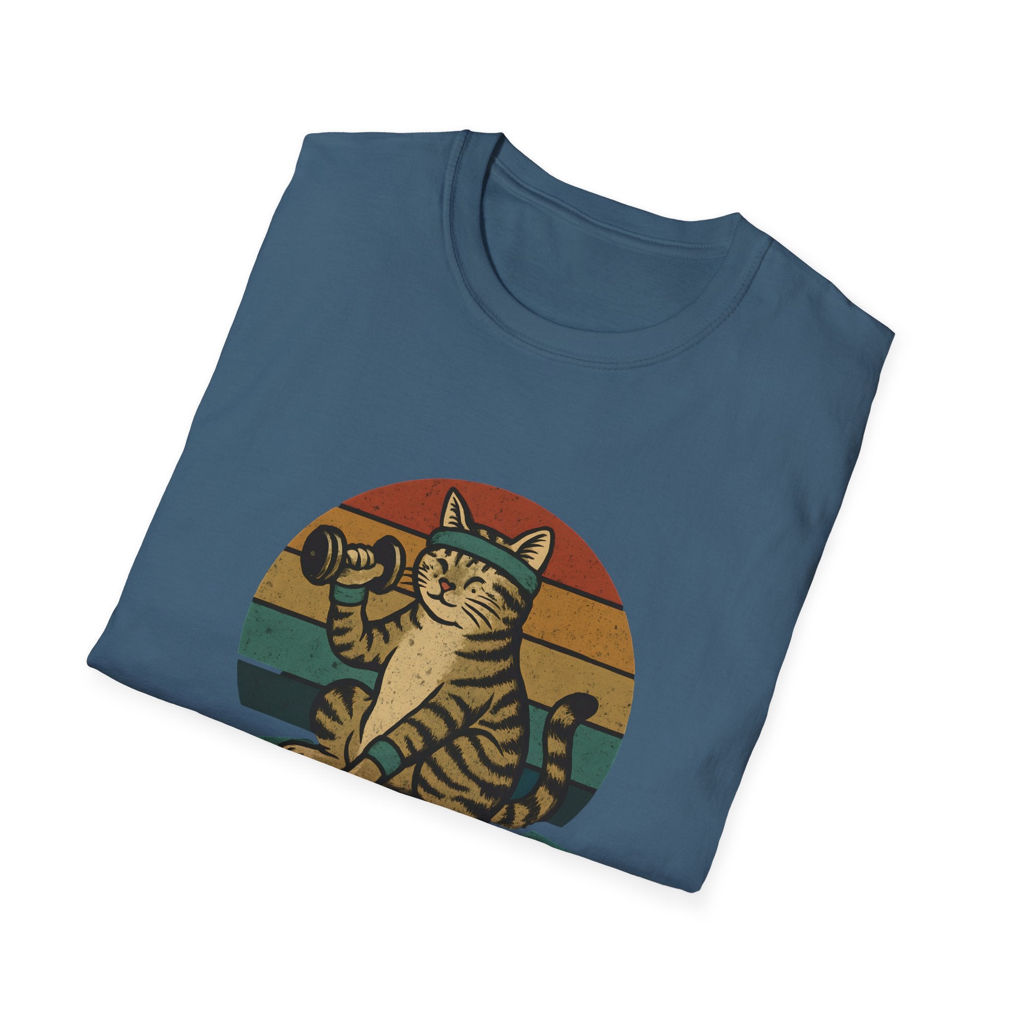 Cat lifting weights T-Shirt