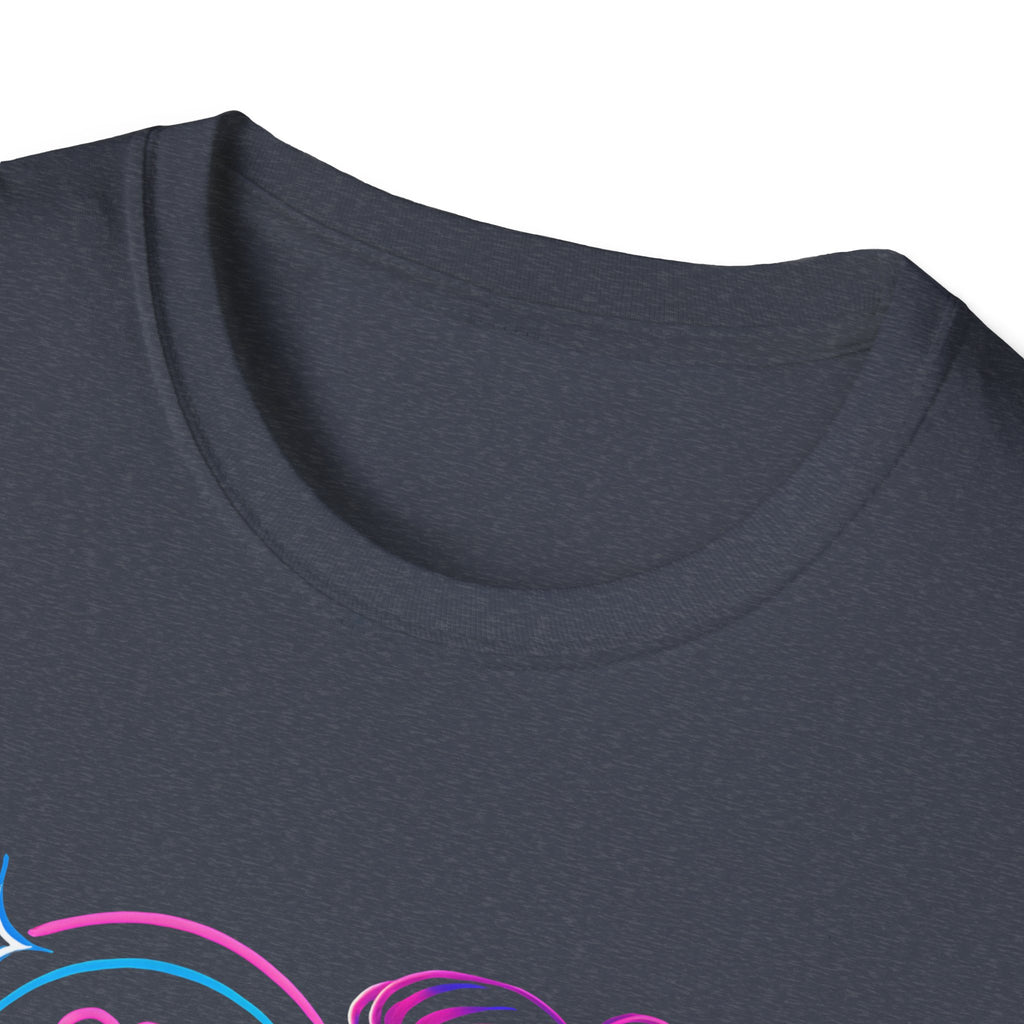 Neon singer portrait T-Shirt