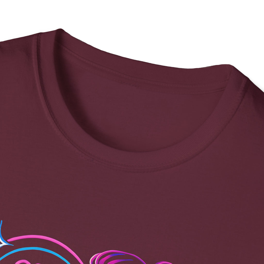 Neon singer portrait T-Shirt