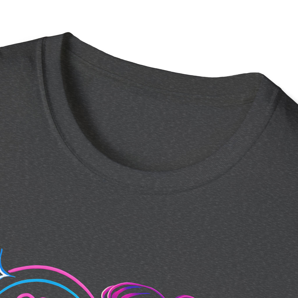Neon singer portrait T-Shirt