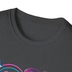 Neon singer portrait T-Shirt