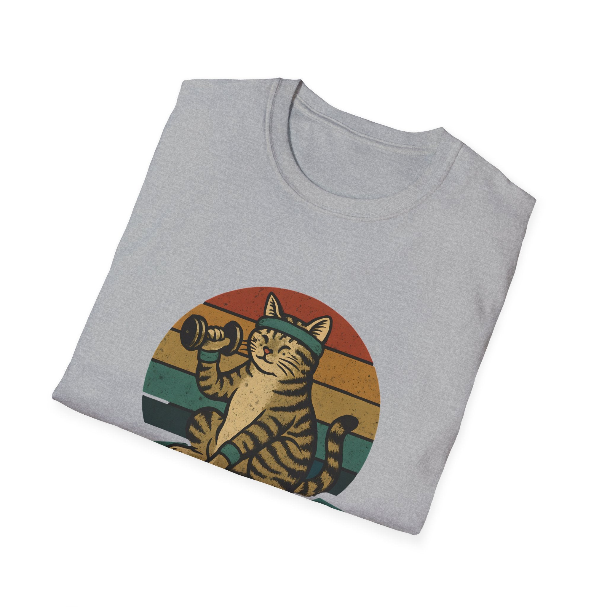 Cat lifting weights T-Shirt
