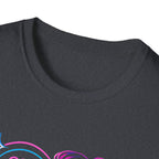 Neon singer portrait T-Shirt