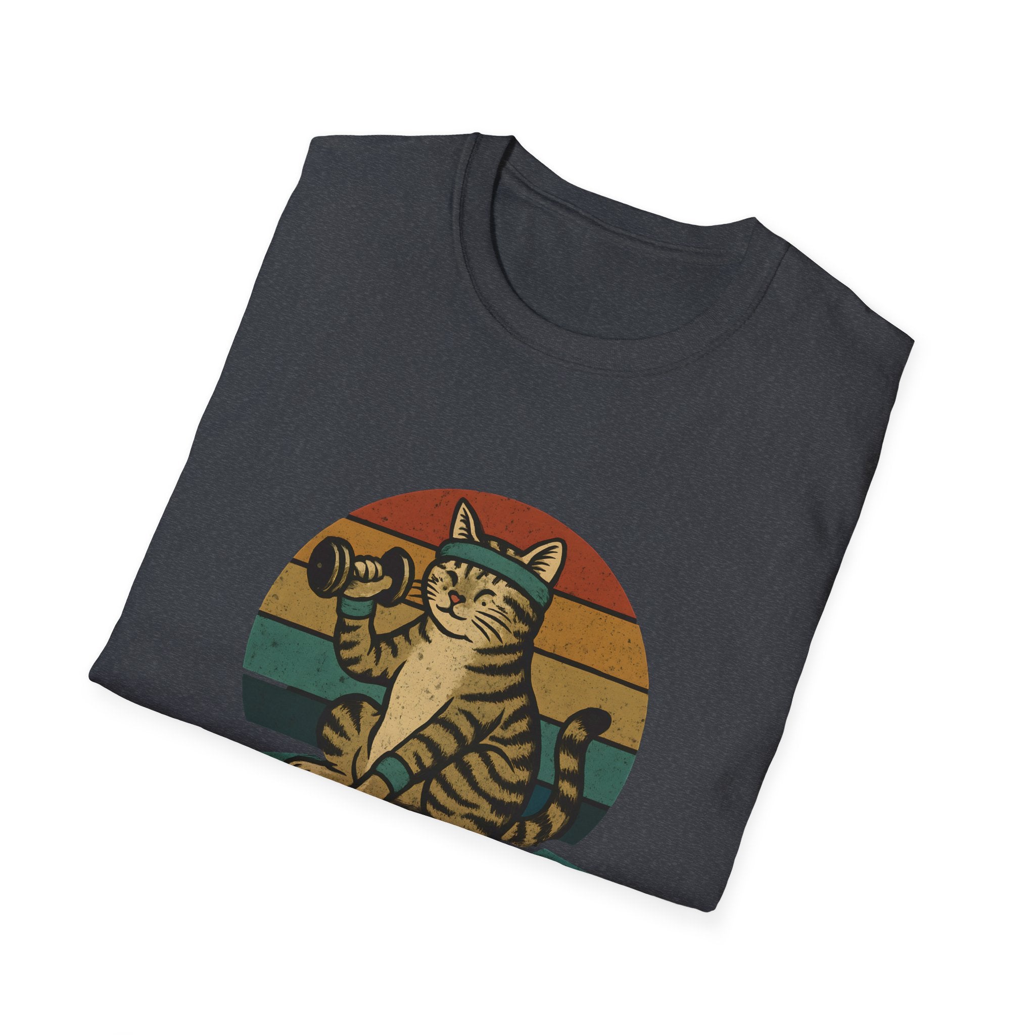 Cat lifting weights T-Shirt