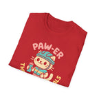Cycling Cat Illustration T-Shirt