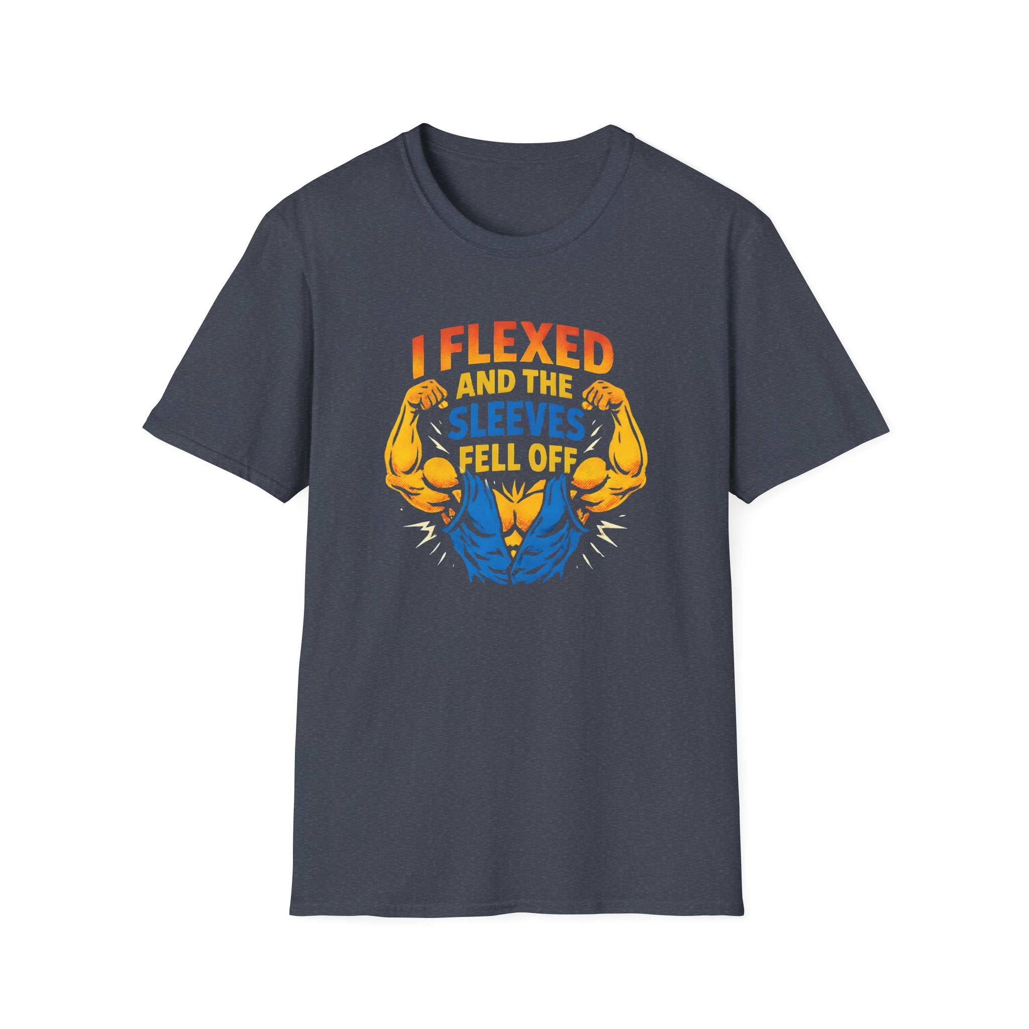 Flexed Arms Sleeves Off T-Shirt