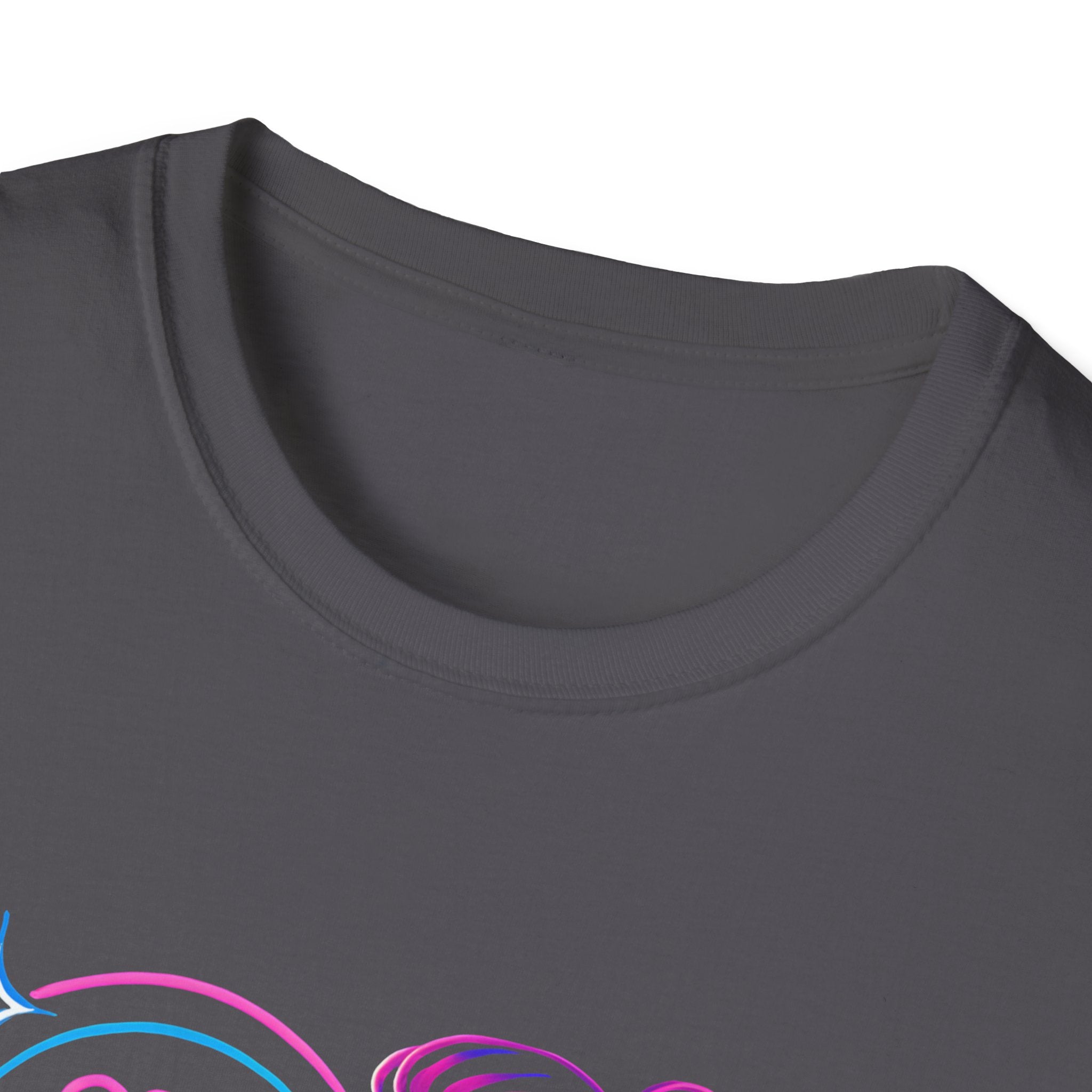 Neon singer portrait T-Shirt