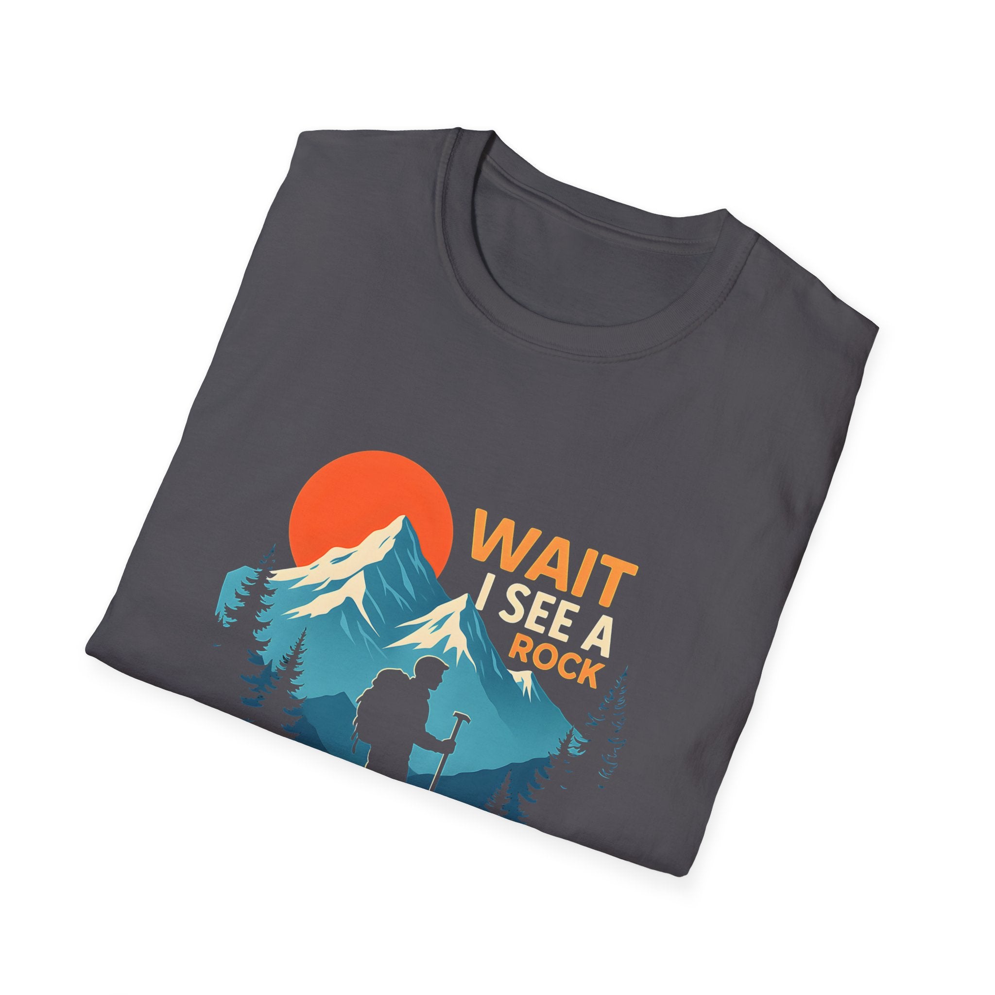 Hiker on Mountain Trail T-Shirt