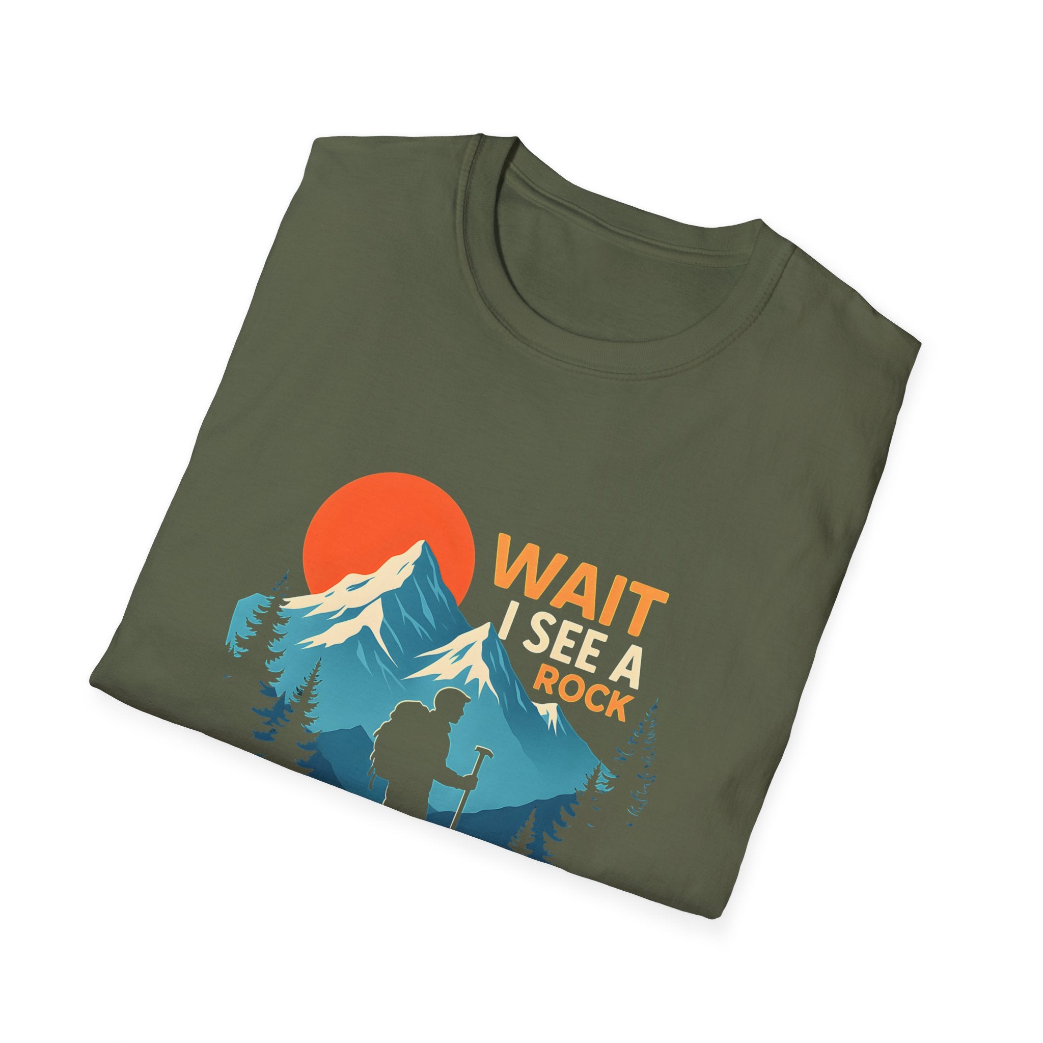 Hiker on Mountain Trail T-Shirt