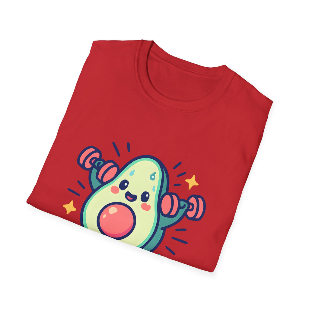Avocado Lifting Weights T-Shirt